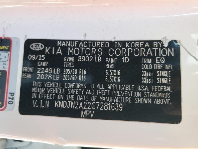 Photo 11 VIN: KNDJN2A22G7281639 - KIA SOUL 