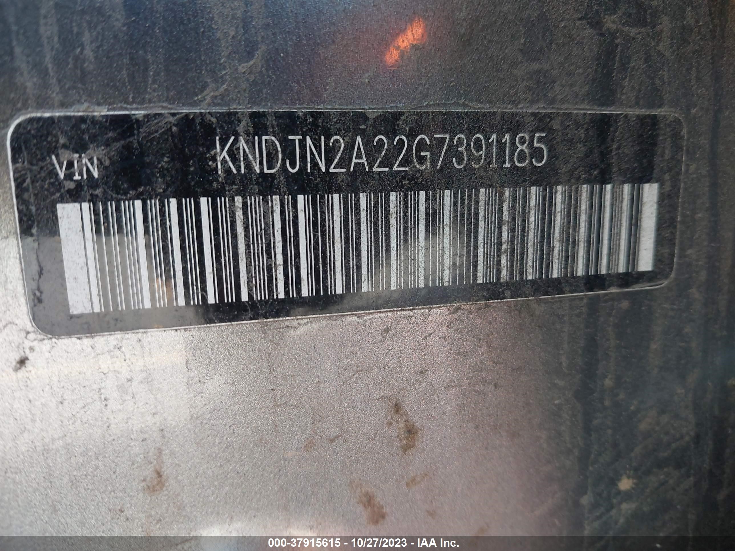 Photo 8 VIN: KNDJN2A22G7391185 - KIA SOUL 