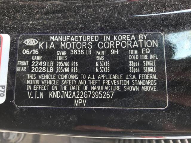 Photo 9 VIN: KNDJN2A22G7395267 - KIA SOUL 