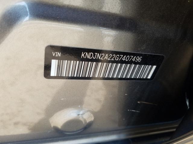 Photo 9 VIN: KNDJN2A22G7407496 - KIA SOUL 