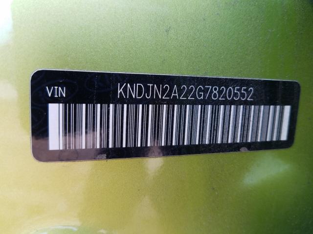 Photo 9 VIN: KNDJN2A22G7820552 - KIA SOUL 