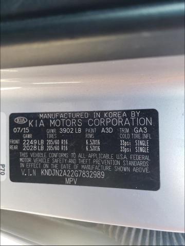 Photo 9 VIN: KNDJN2A22G7832989 - KIA SOUL 