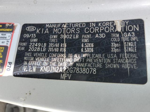 Photo 11 VIN: KNDJN2A22G7838078 - KIA SOUL 