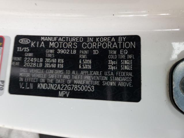 Photo 13 VIN: KNDJN2A22G7850053 - KIA SOUL 