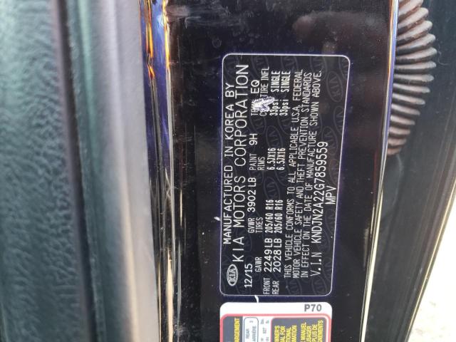 Photo 11 VIN: KNDJN2A22G7859559 - KIA SOUL 