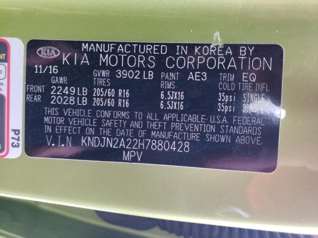 Photo 11 VIN: KNDJN2A22H7880428 - KIA SOUL 