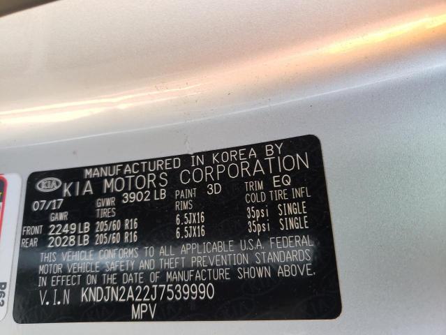 Photo 12 VIN: KNDJN2A22J7539990 - KIA SOUL 