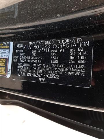 Photo 9 VIN: KNDJN2A23E7039522 - KIA SOUL 