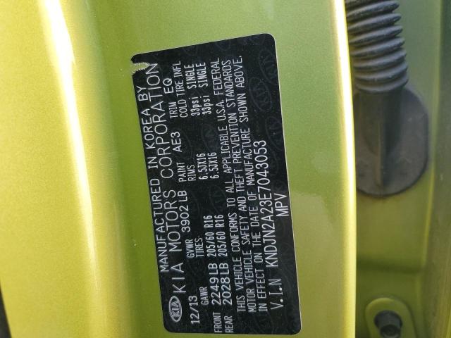 Photo 12 VIN: KNDJN2A23E7043053 - KIA SOUL 