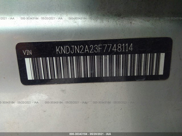 Photo 8 VIN: KNDJN2A23F7748114 - KIA SOUL 