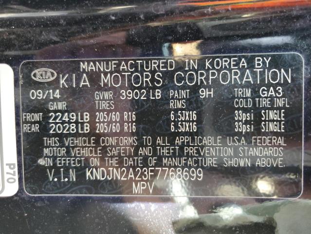 Photo 11 VIN: KNDJN2A23F7768699 - KIA SOUL 