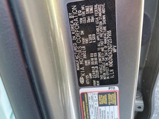 Photo 11 VIN: KNDJN2A23G7257916 - KIA SOUL 