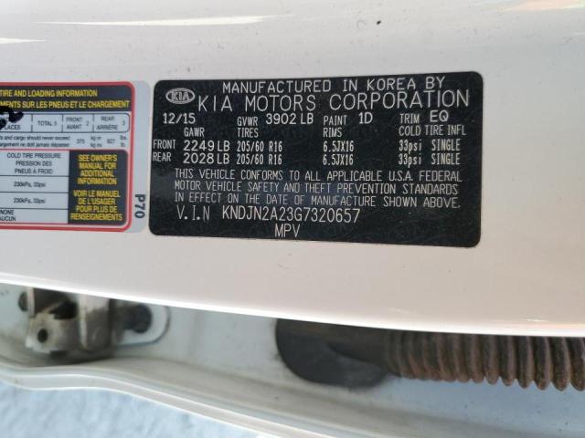 Photo 11 VIN: KNDJN2A23G7320657 - KIA SOUL 