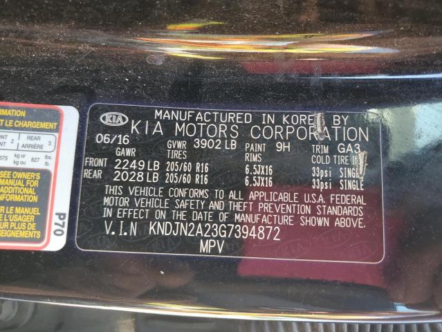 Photo 12 VIN: KNDJN2A23G7394872 - KIA SOUL 