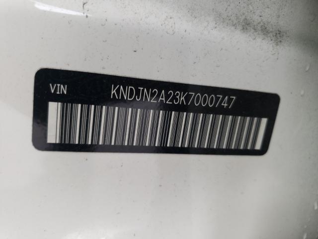 Photo 9 VIN: KNDJN2A23K7000747 - KIA SOUL 