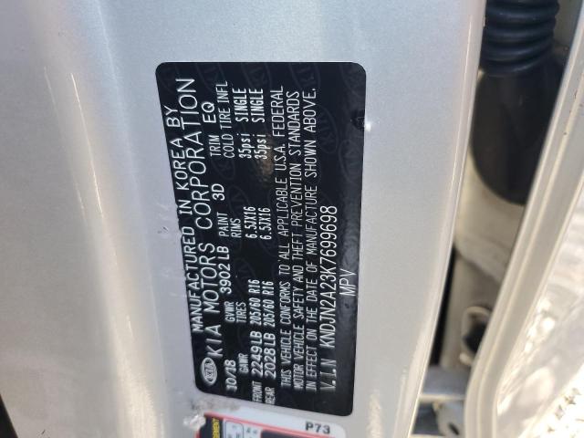 Photo 12 VIN: KNDJN2A23K7699698 - KIA SOUL 