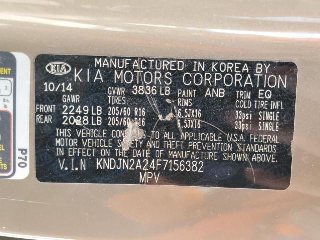 Photo 12 VIN: KNDJN2A24F7156382 - KIA SOUL 