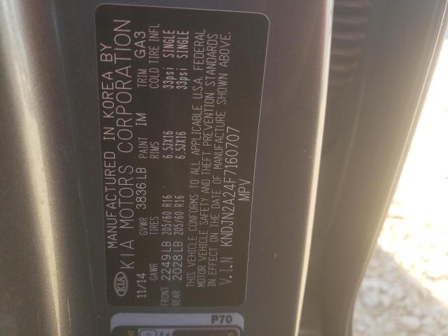 Photo 11 VIN: KNDJN2A24F7160707 - KIA SOUL 