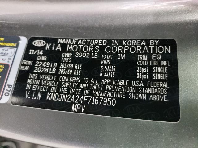 Photo 9 VIN: KNDJN2A24F7167950 - KIA SOUL 