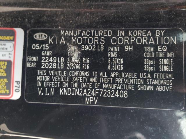 Photo 11 VIN: KNDJN2A24F7232408 - KIA SOUL 