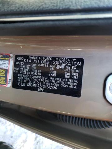 Photo 9 VIN: KNDJN2A24G7242986 - KIA SOUL 