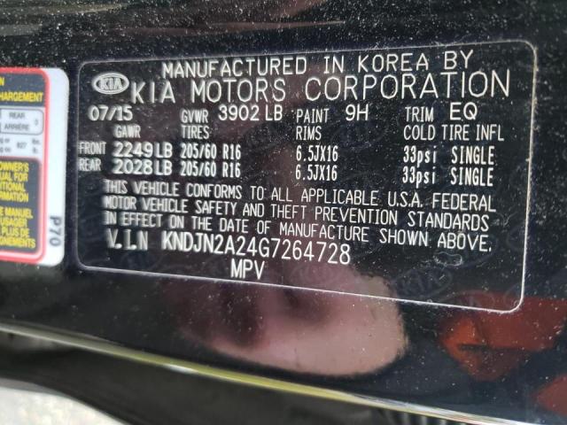 Photo 9 VIN: KNDJN2A24G7264728 - KIA SOUL 