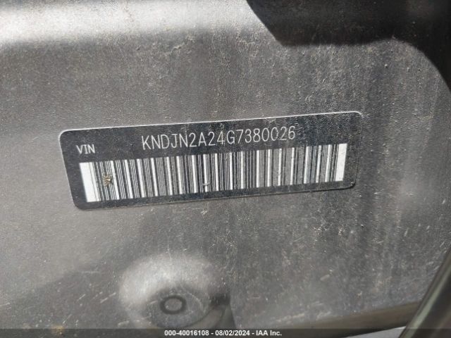 Photo 8 VIN: KNDJN2A24G7380026 - KIA SOUL 