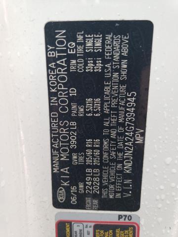 Photo 11 VIN: KNDJN2A24G7394945 - KIA SOUL 