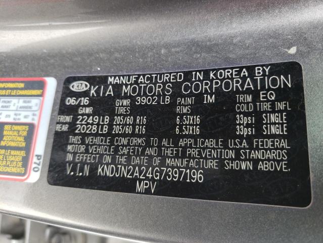 Photo 9 VIN: KNDJN2A24G7397196 - KIA SOUL 