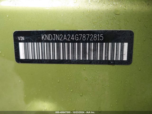 Photo 8 VIN: KNDJN2A24G7872815 - KIA SOUL 