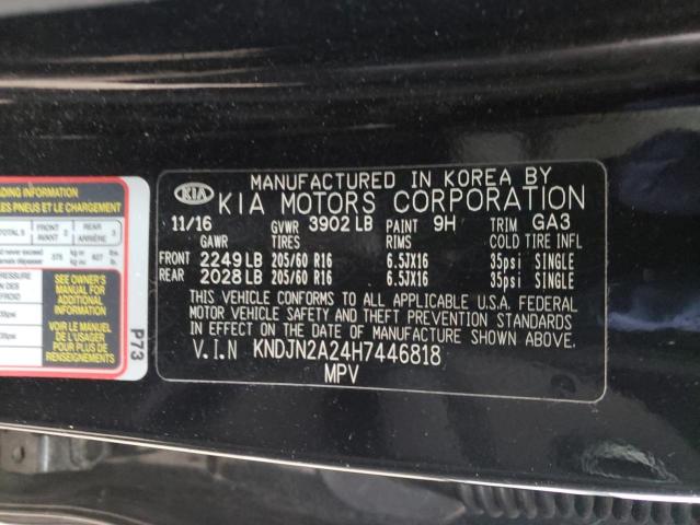 Photo 11 VIN: KNDJN2A24H7446818 - KIA SOUL 