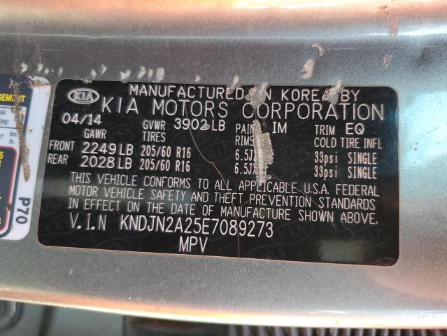 Photo 12 VIN: KNDJN2A25E7089273 - KIA SOUL 