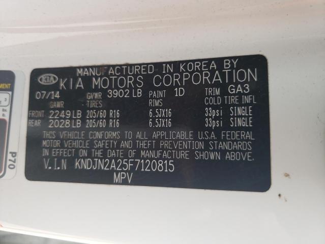 Photo 11 VIN: KNDJN2A25F7120815 - KIA SOUL 