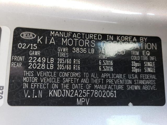 Photo 12 VIN: KNDJN2A25F7802061 - KIA SOUL 