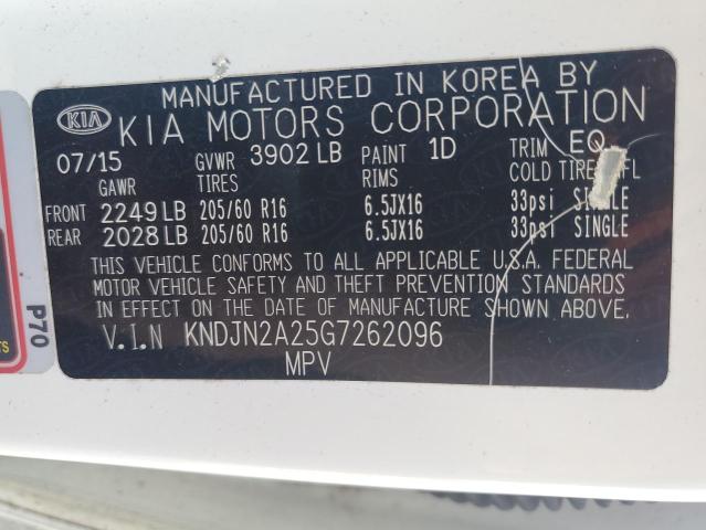 Photo 11 VIN: KNDJN2A25G7262096 - KIA SOUL 