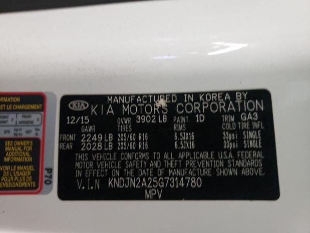 Photo 12 VIN: KNDJN2A25G7314780 - KIA SOUL 