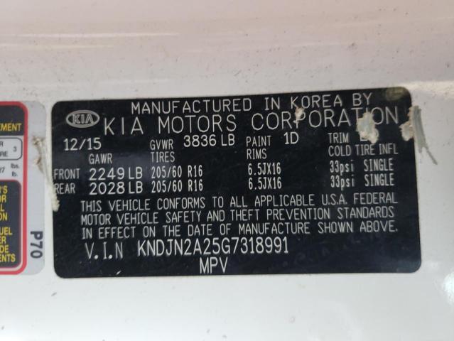 Photo 9 VIN: KNDJN2A25G7318991 - KIA SOUL 