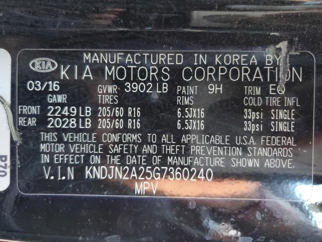 Photo 11 VIN: KNDJN2A25G7360240 - KIA SOUL 