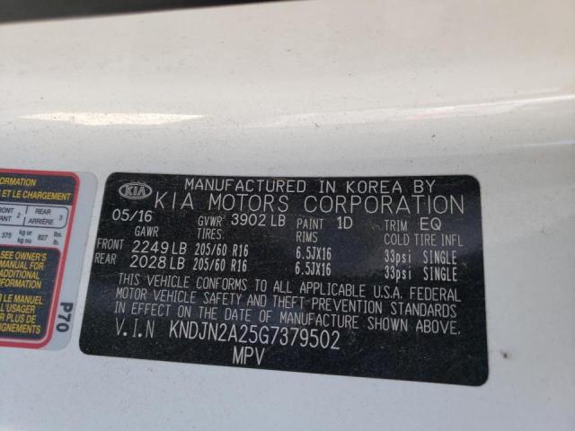 Photo 9 VIN: KNDJN2A25G7379502 - KIA SOUL 