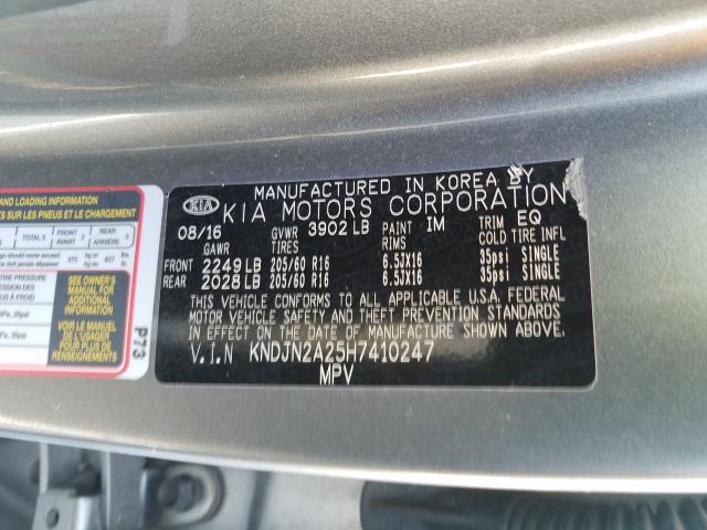 Photo 9 VIN: KNDJN2A25H7410247 - KIA SOUL 