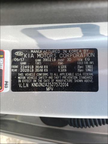 Photo 9 VIN: KNDJN2A25J7572014 - KIA SOUL 