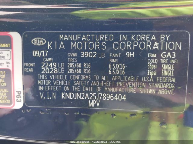 Photo 8 VIN: KNDJN2A25J7896404 - KIA SOUL 