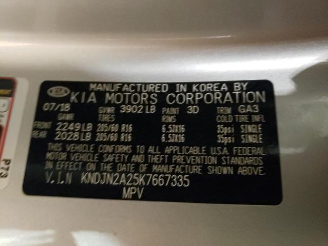 Photo 11 VIN: KNDJN2A25K7667335 - KIA SOUL 