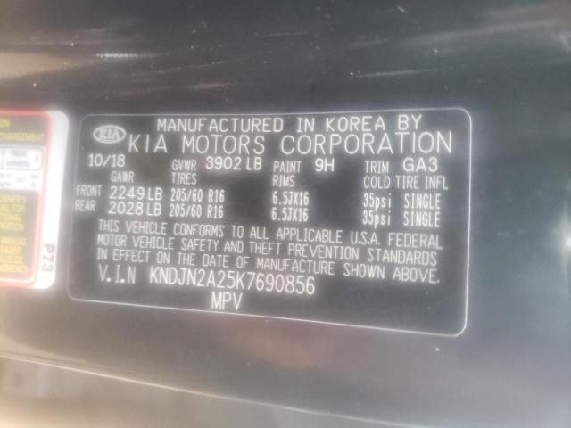 Photo 9 VIN: KNDJN2A25K7690856 - KIA SOUL 