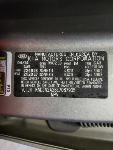 Photo 11 VIN: KNDJN2A26E7087905 - KIA SOUL 