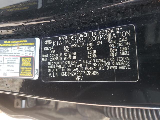 Photo 9 VIN: KNDJN2A26F7138966 - KIA SOUL 