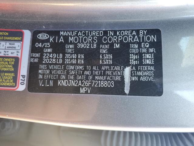 Photo 12 VIN: KNDJN2A26F7218803 - KIA SOUL 