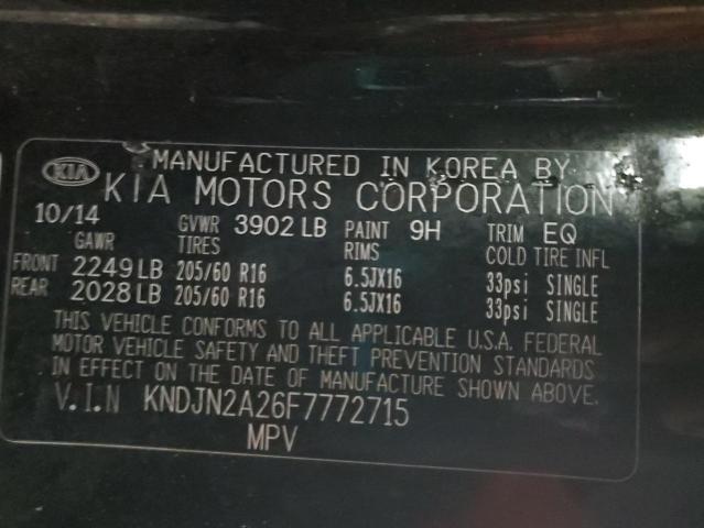 Photo 12 VIN: KNDJN2A26F7772715 - KIA SOUL 