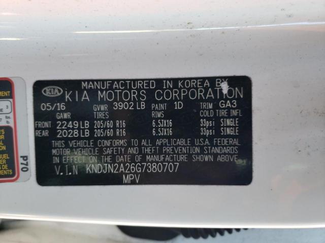 Photo 9 VIN: KNDJN2A26G7380707 - KIA SOUL 