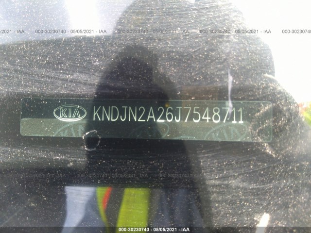 Photo 8 VIN: KNDJN2A26J7548711 - KIA SOUL 